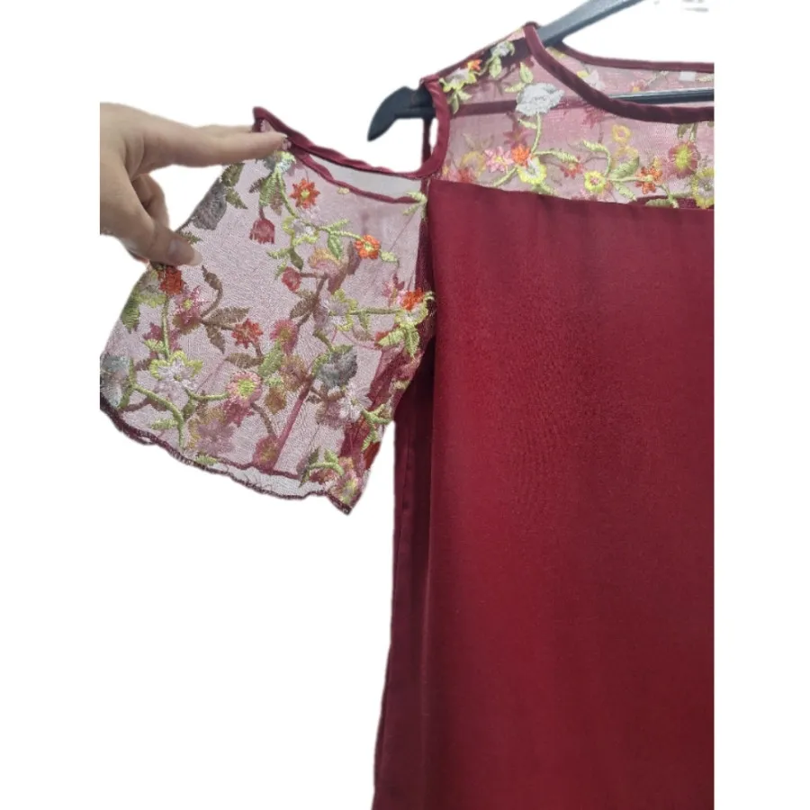 شومیز زرشکی