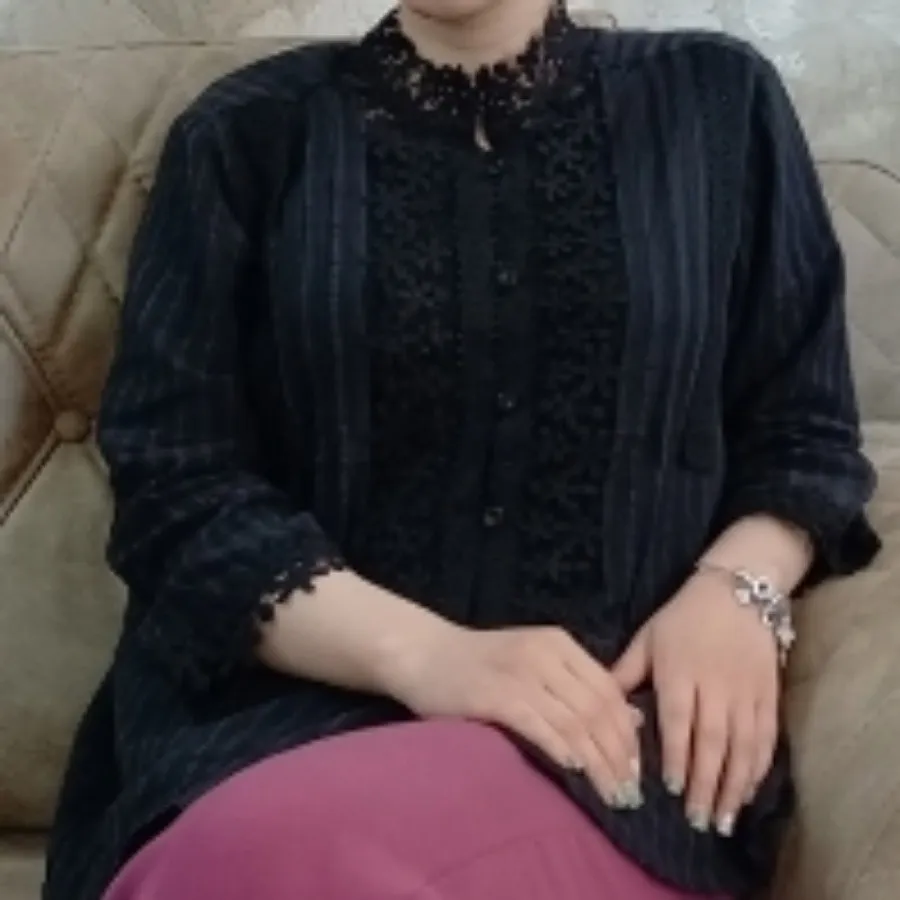 شومیز جلو گیپور
