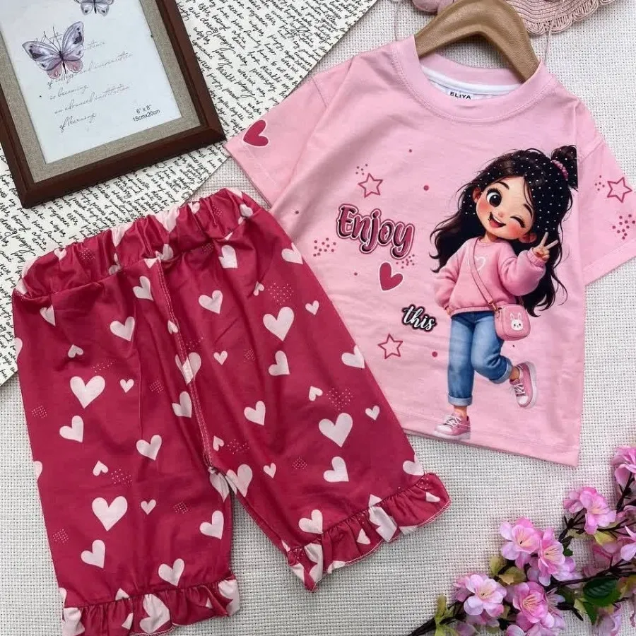 تیشرت شلوارک دخترونه