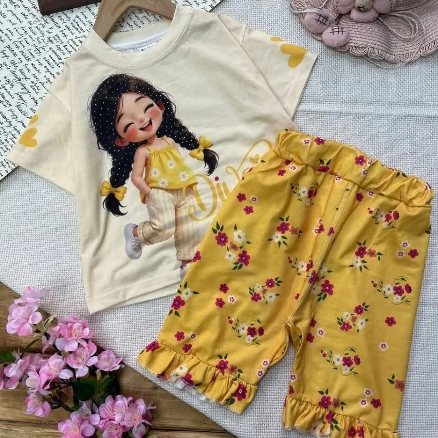 تیشرت شلوارک دخترونه