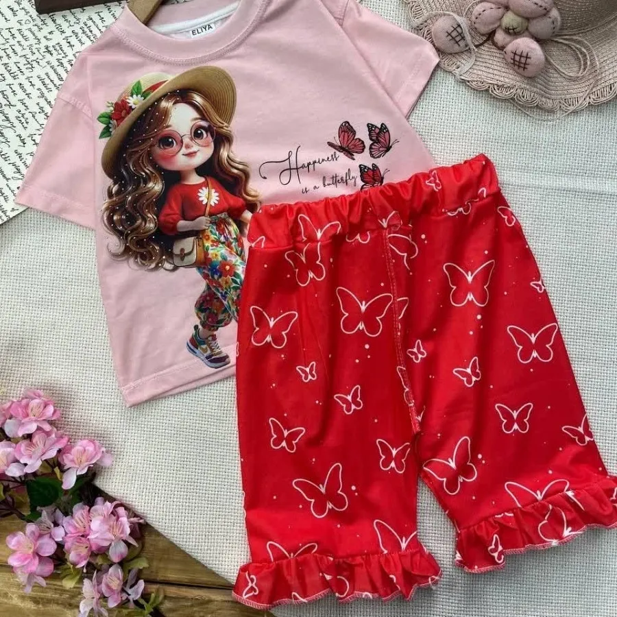 تیشرت شلوارک دخترونه