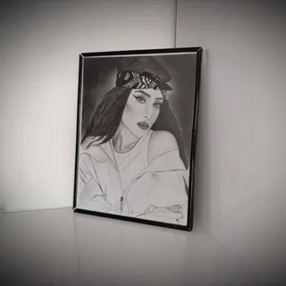 تابلو سیاه قلم