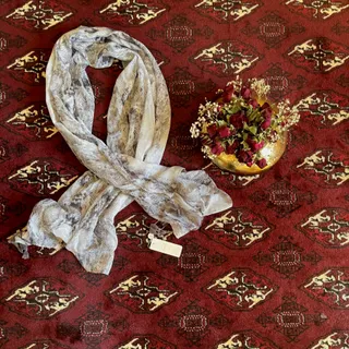شال نخی پوست ماری