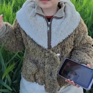 کت خز دخترانه