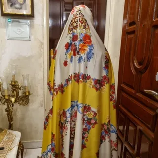 چادر سیلک ابریشم گلدار