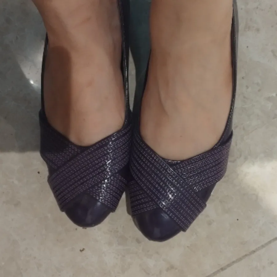 کفش ورنی بنفش