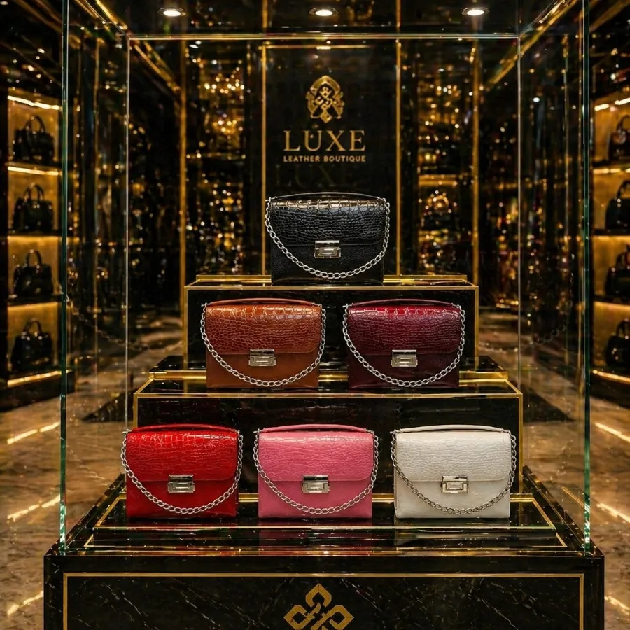 کیف دوشی چرم طبیعی