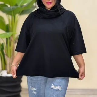 تیشرت باکسی مشکی