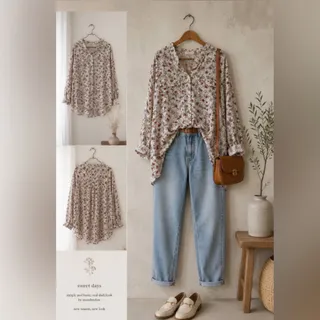 شومیز طرح گل