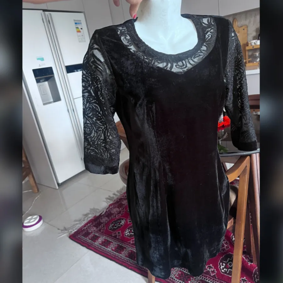 پیراهن کژوال مخمل