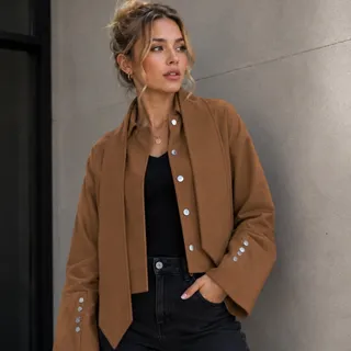 کت یقه کراواتی