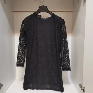 لباس دانتل مشکی گیپور