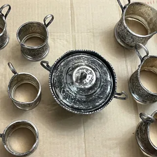 ست انگاره و قندان