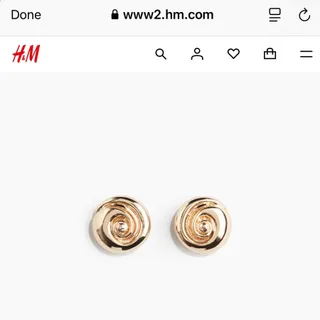 گوشواره برند H&M