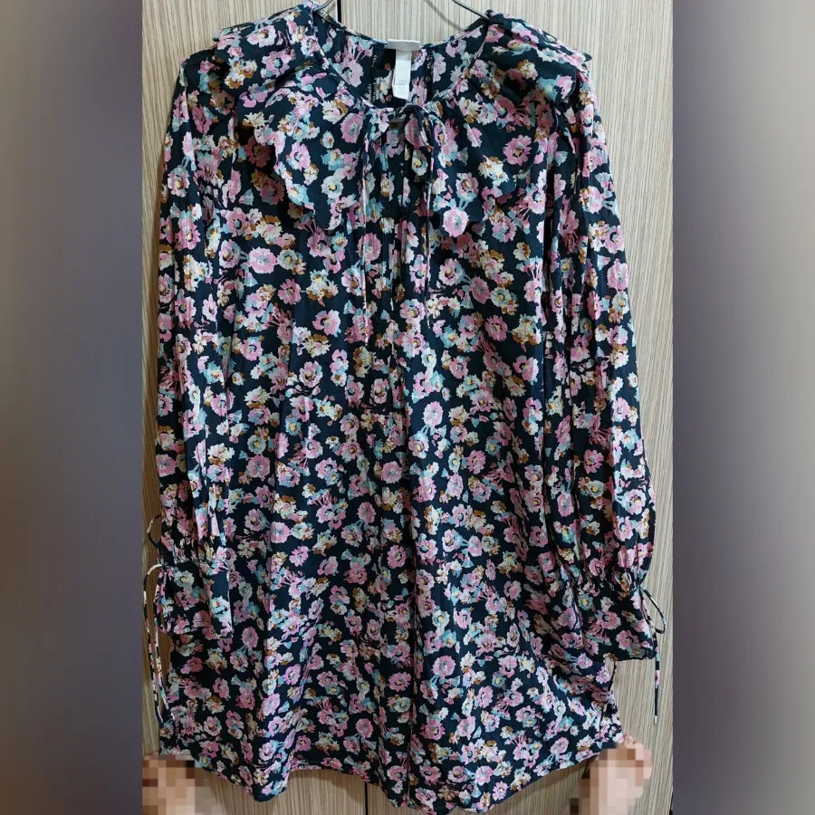 پیراهن نخی H&M گلگلی