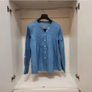 شومیز جین آبی لارج