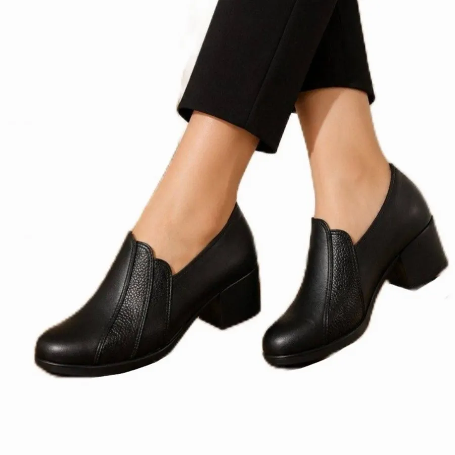 کفش پاشنه دار کهربا