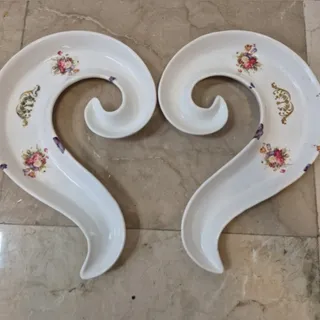 ظرف سرو حلزونی