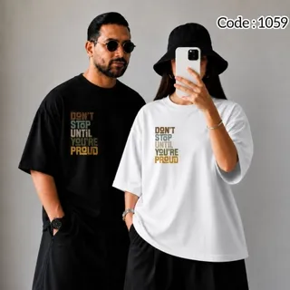 تیشرت باکسی DONT STOP