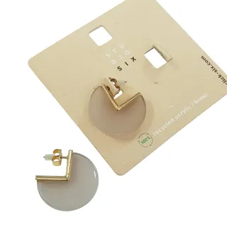 گوشواره استیل طلایی