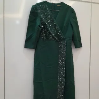 پیراهن مجلسی سبز
