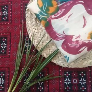 شال نخی بایه طرح فانتزی