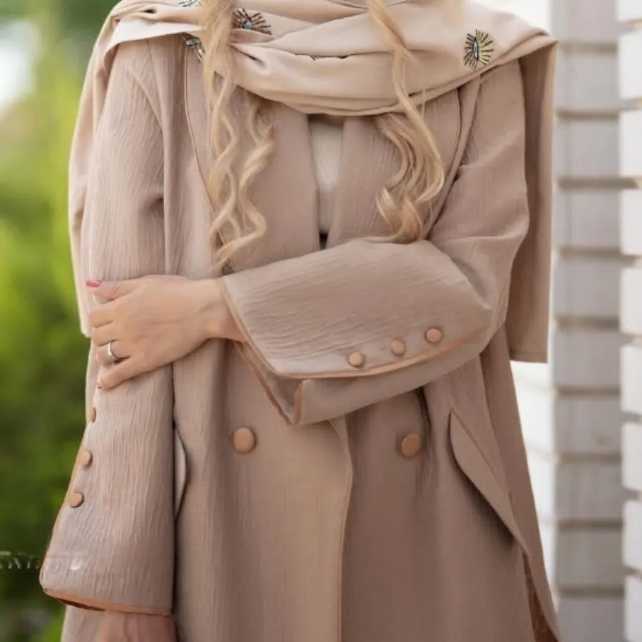 مانتو ژاکارد نخ