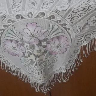 رومیزی رو پشتی تور اطلس
