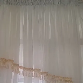 پرده حریر شیک حراج