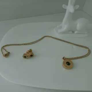 نیم ست بولگاری زمرد