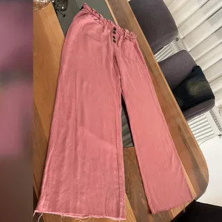 شلوار لینن بگ
