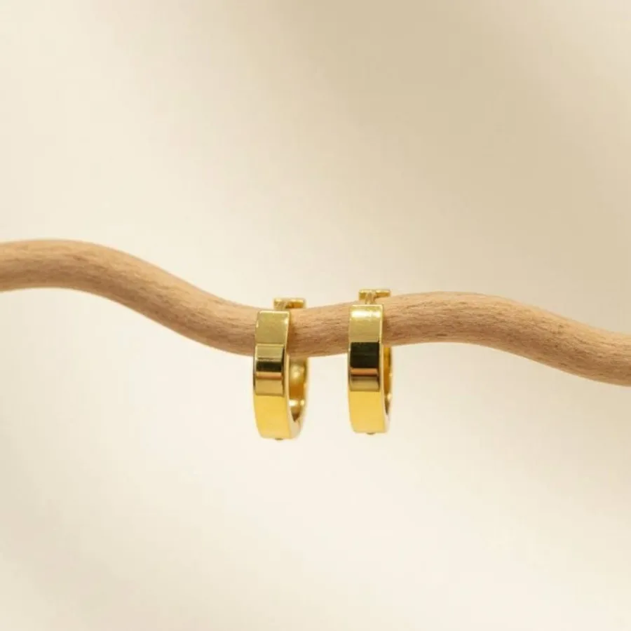 گوشواره استیل رنگ ثابت