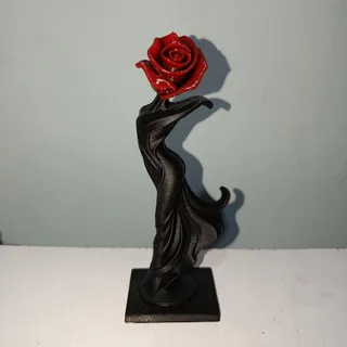 مجسمه مدل گل رز