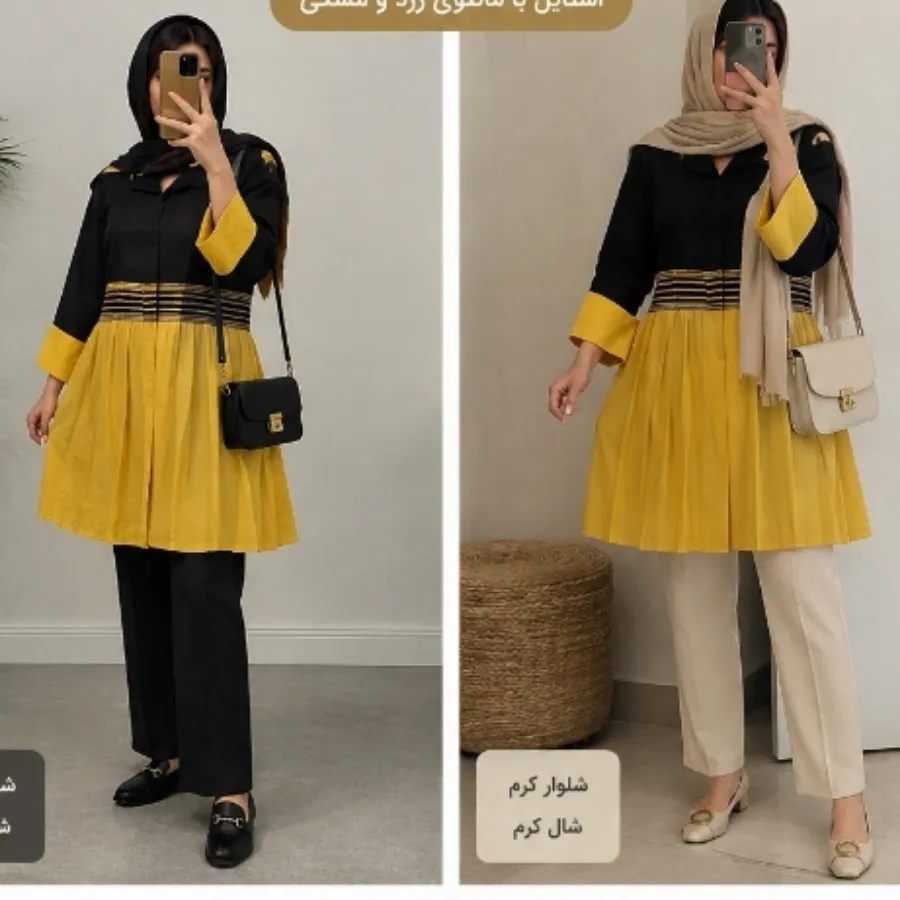 مانتو مجلسی زنانه مزونی