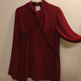 شومیز زرشکی زنانه