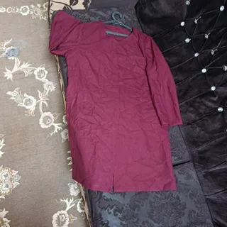 مانتو عنابی