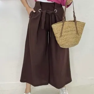 دامن شلواری نخی