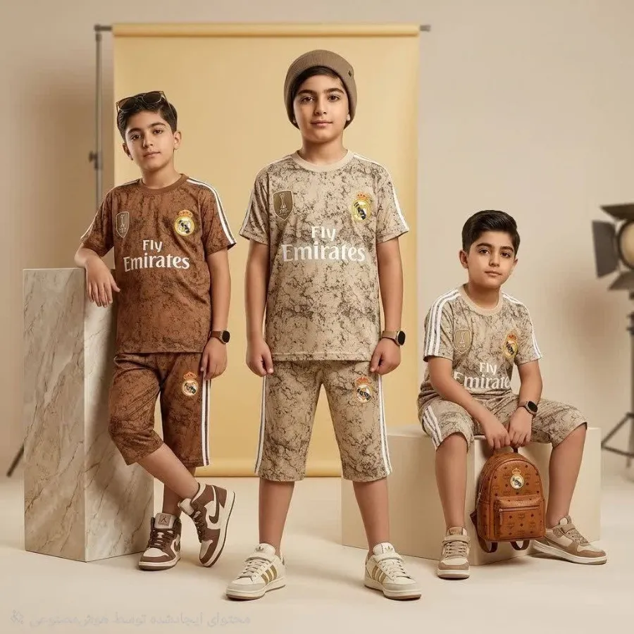 تیشرت و شلوارک پسرانه