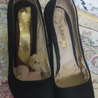 کفش مخمل مشکی