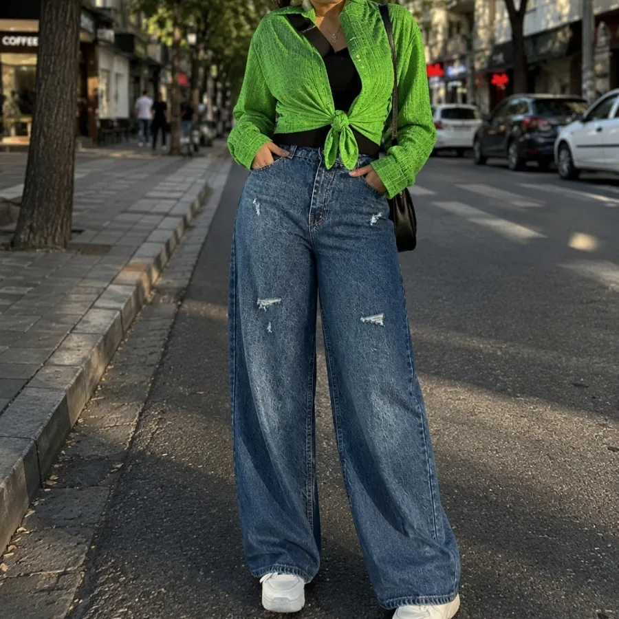 شلوار بگ زنانه
