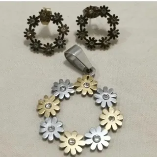 نیم ست استیل گل گلی