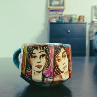 فنجان سرامیکی دستساز