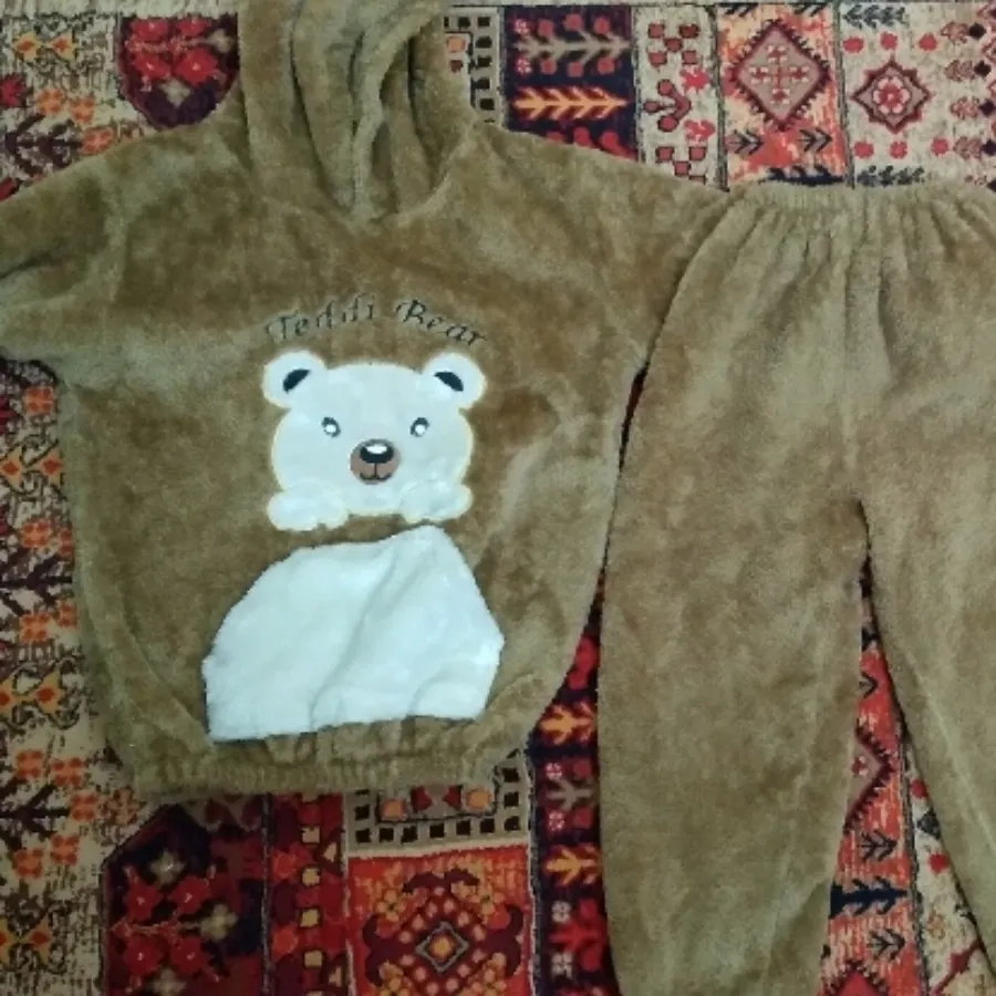 ست هودی و شلوار تدی