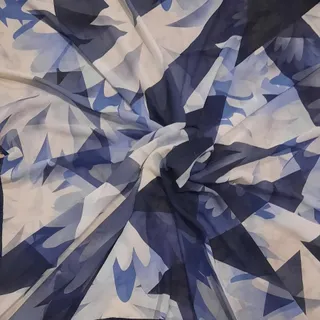روسری آبی نخی