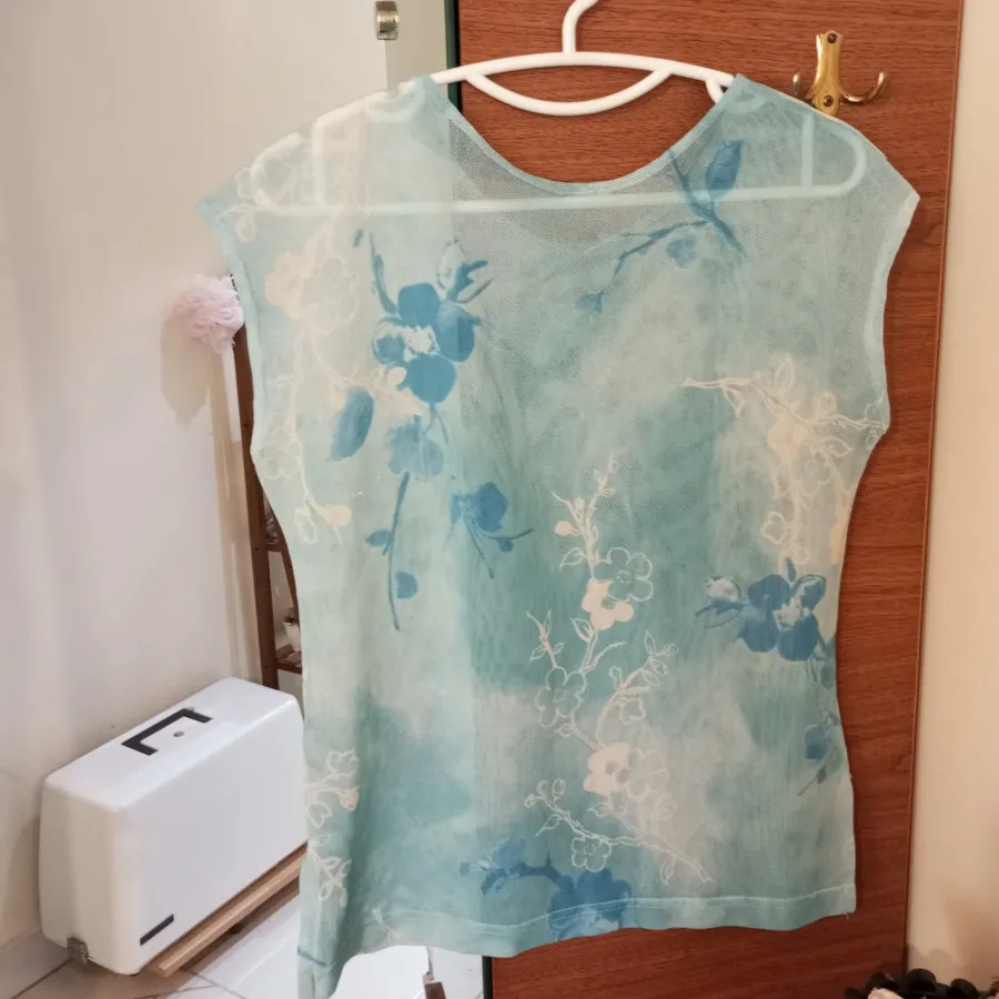 تاپ توری آبی رنگ 44 و 46
