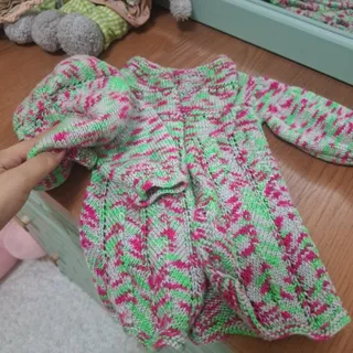 پیراهن کلاه بافت
