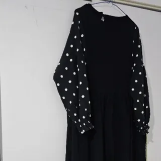 پیراهن موسلین مشکی