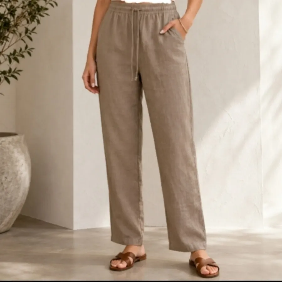 شلوار لینن h&m