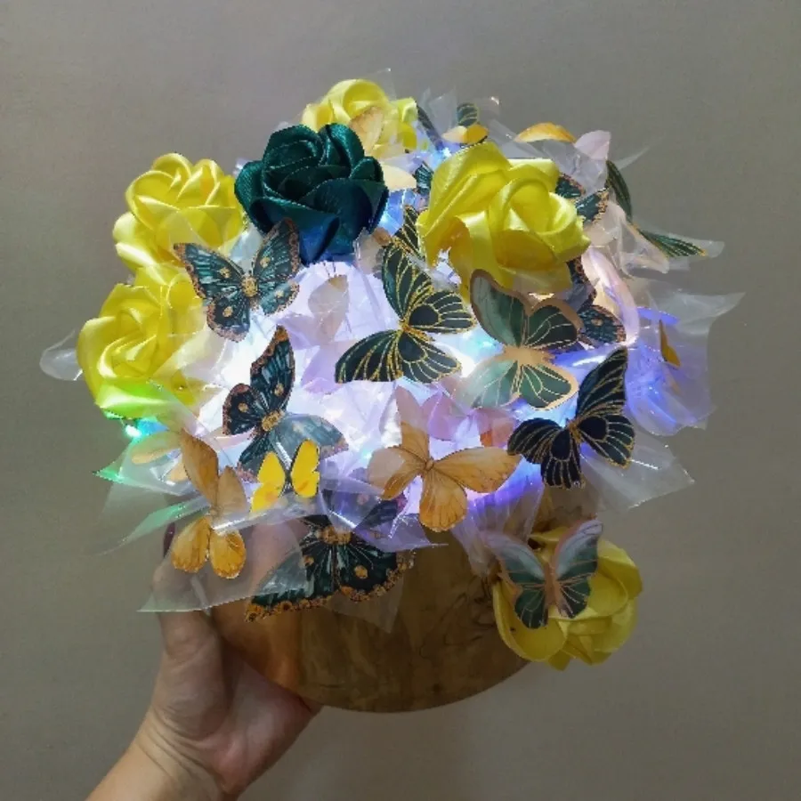 باکس گل چراغدار پروانه