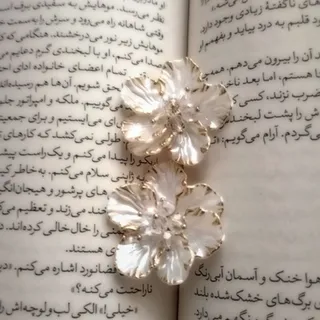 گوشواره هلی طرح گل